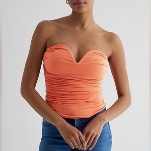 EXPRESS: Body Contour Sweetheart Neck Corset Top